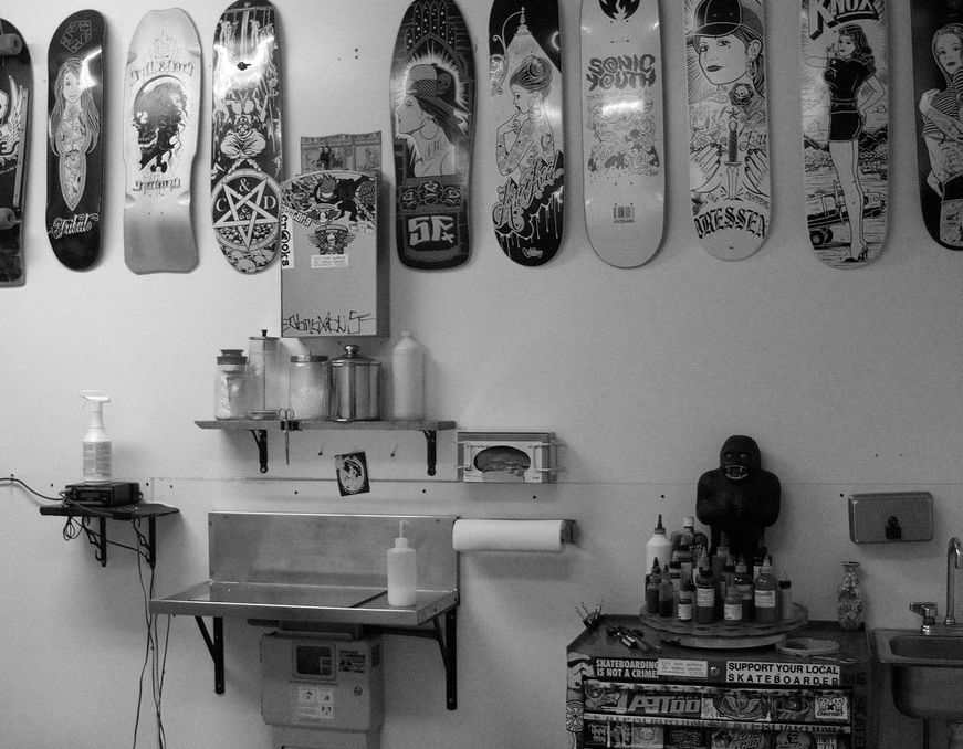Savor Tattoo stüdyo iç mekân