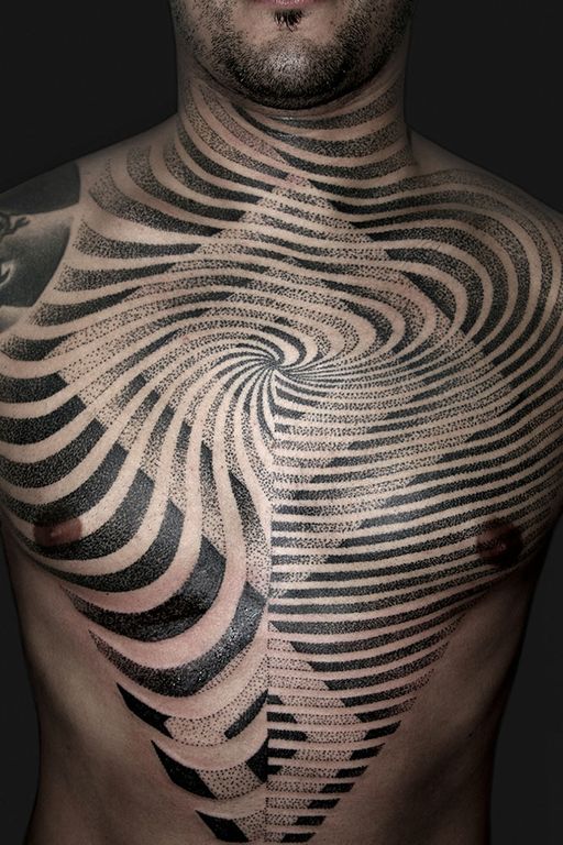 Blackwork dövme çalışması 02