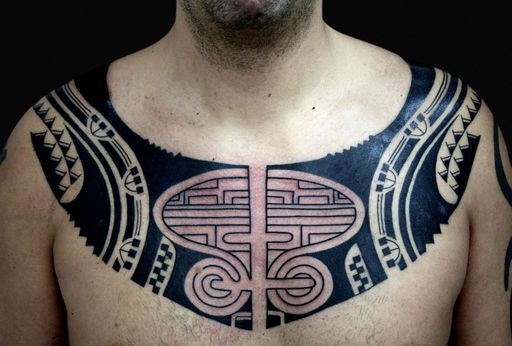 Blackwork dövme çalışması 18